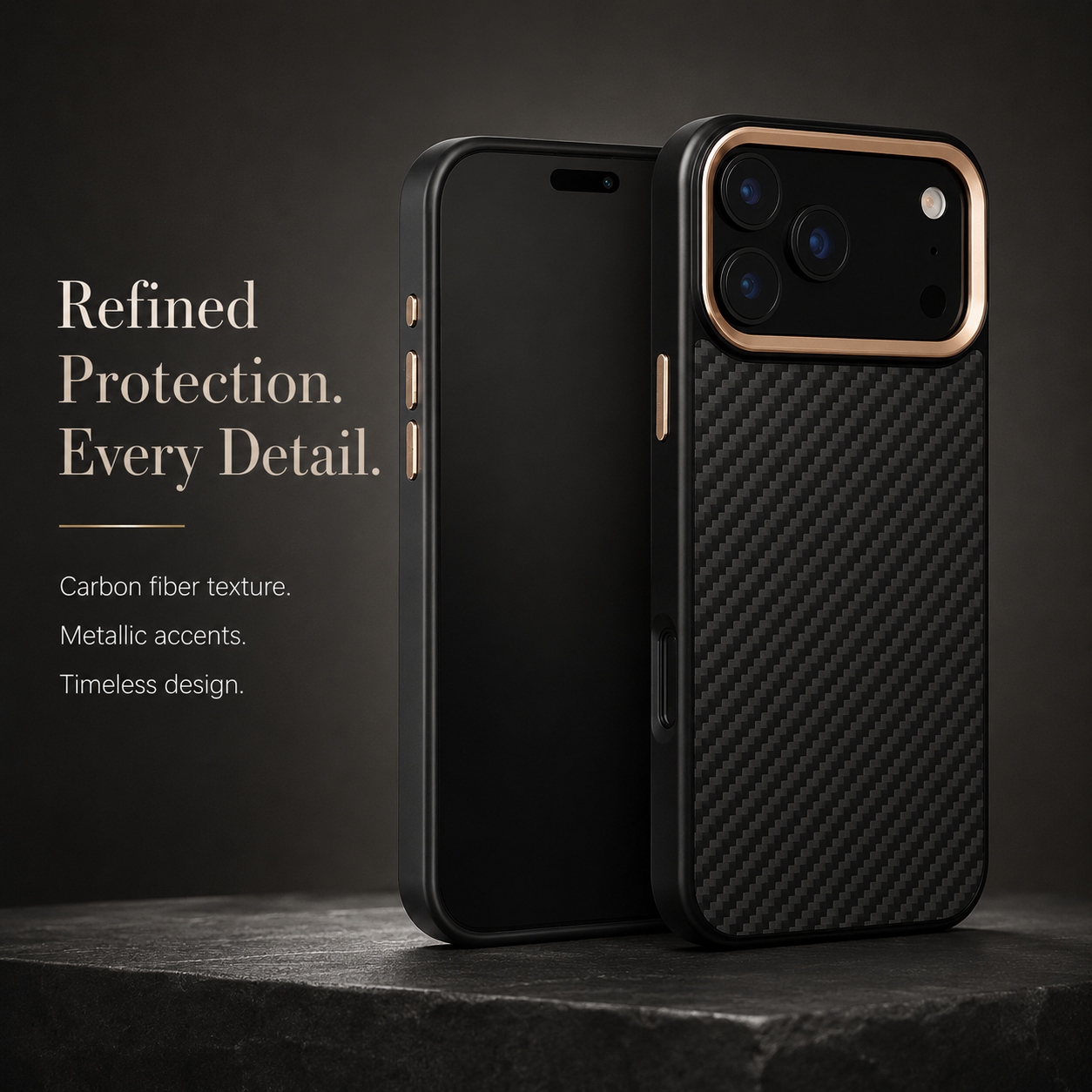 Premium iPhone Case MagSafe Compatible Aramid Fiber Ultra Thin Magnetic Protective Cover Full Coverage Shockproof Lightweight Slim Design Armor Case