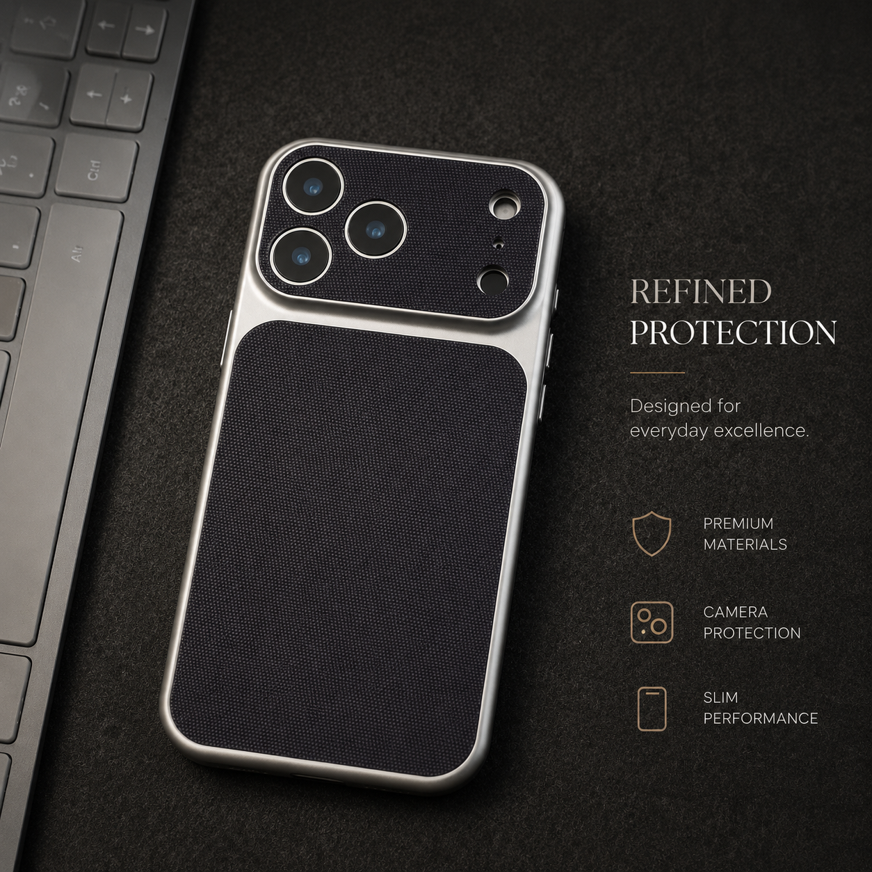 Premium iPhone Case MagSafe Compatible Vintage Leather Protective Cover Shockproof Armor Camera Lens Protection Anti Scratch Slim Full Coverage