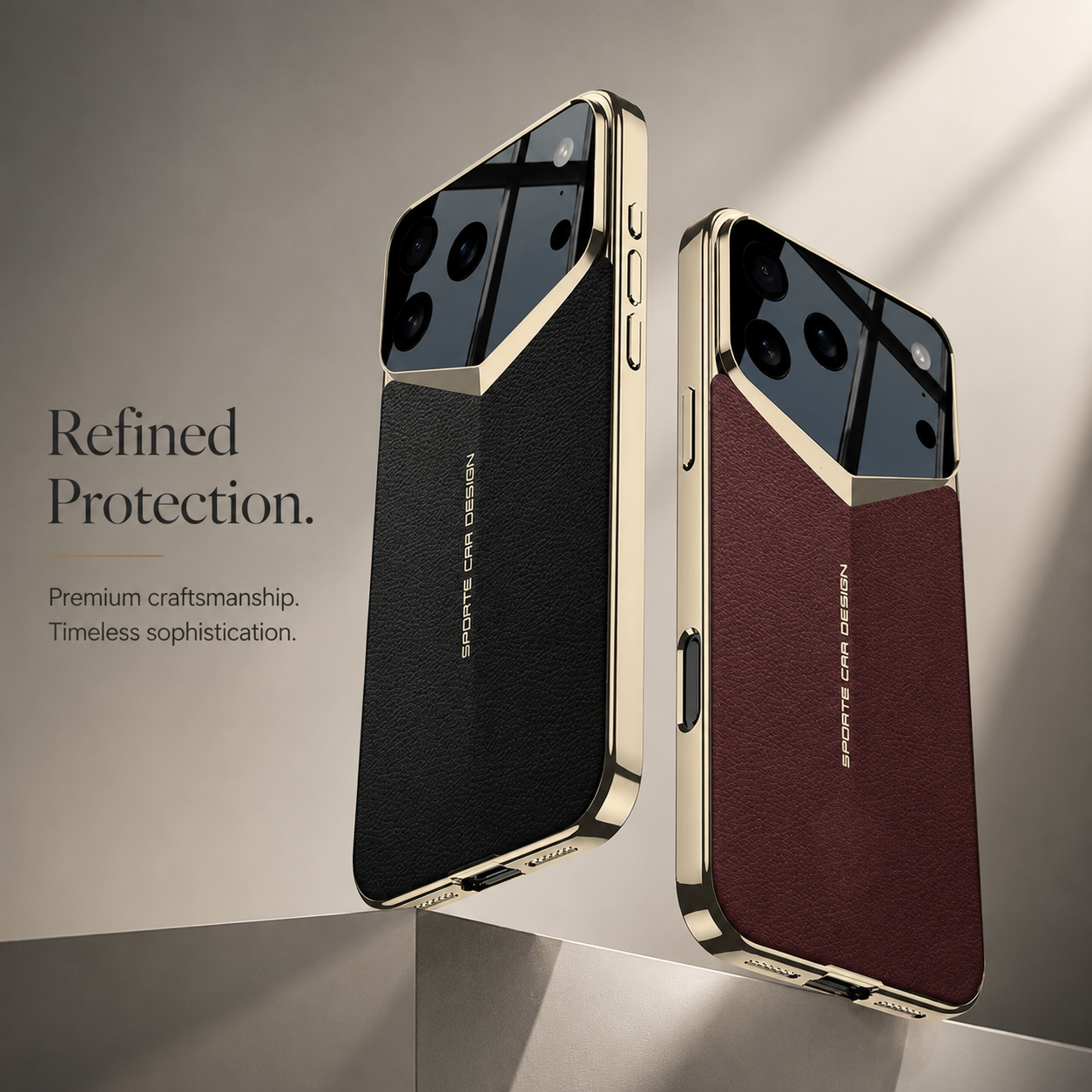 Premium iPhone Case MagSafe Compatible PU Leather Electroplated Protective Cover Camera Lens Protection Shockproof Anti Scratch Hard Shell Slim Full Coverage