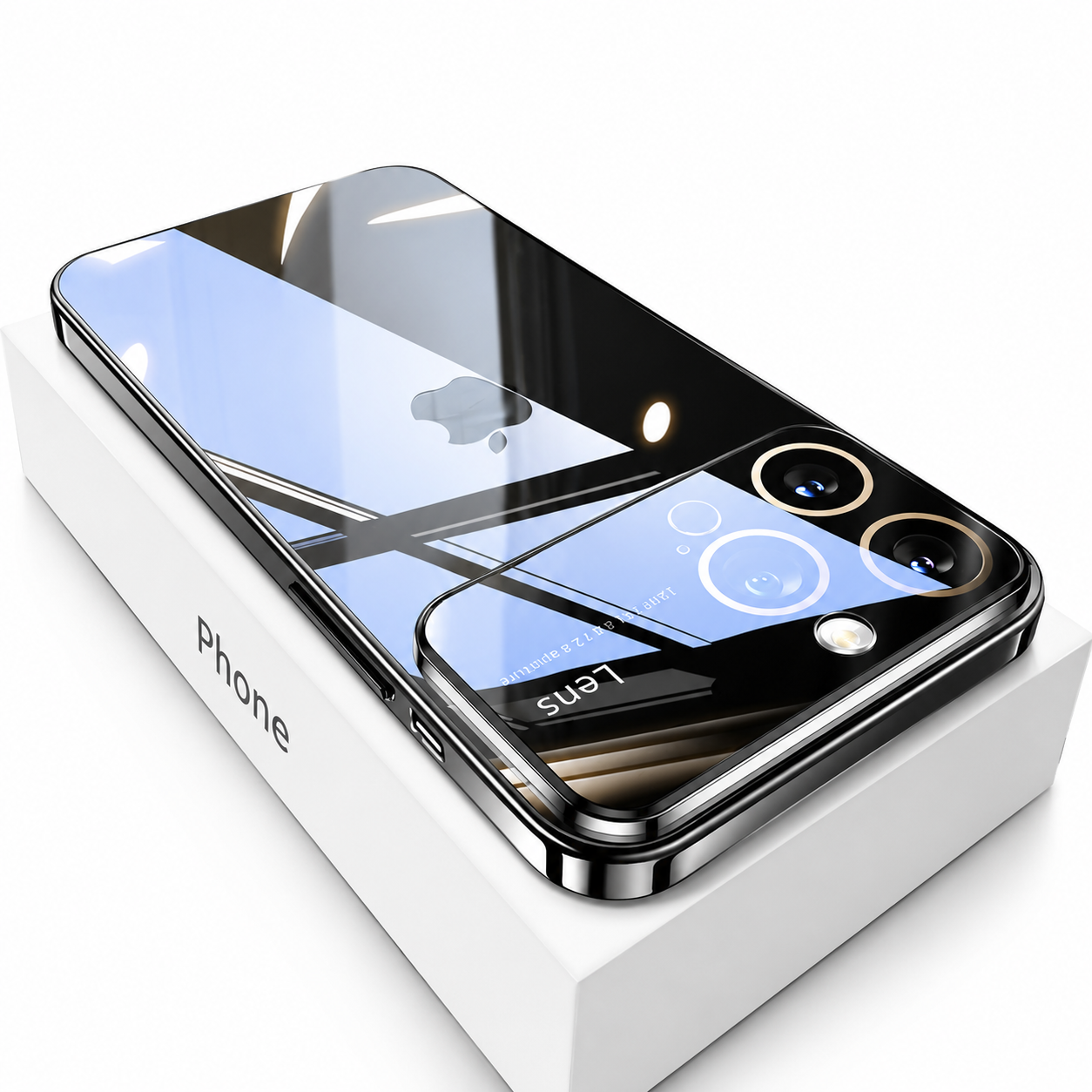 Premium iPhone Case MagSafe Compatible Transparent Shockproof Protective Cover Clear Hard Back Silicone Bumper Camera Lens Protection Ultra Thin Full Coverage