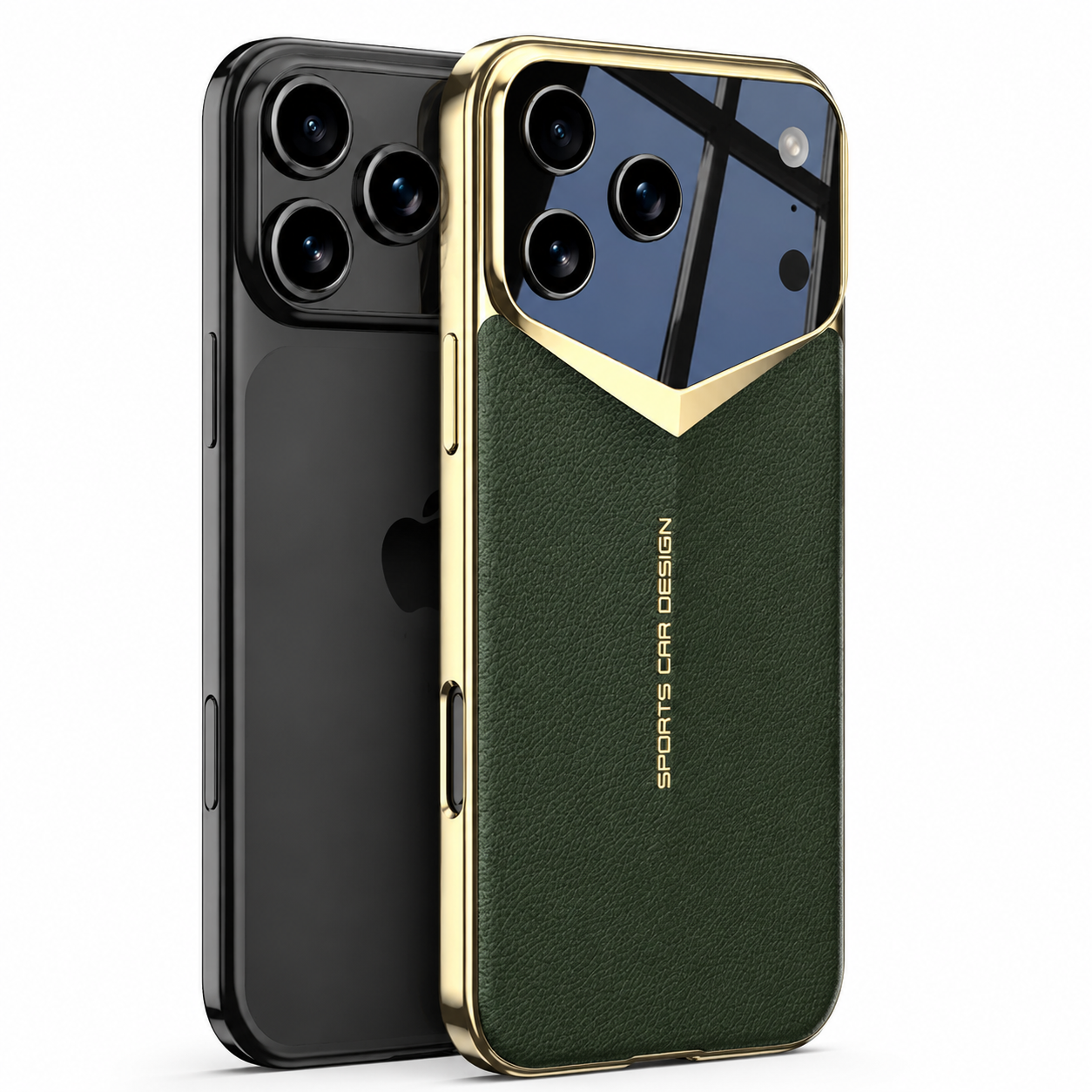 Premium iPhone Case MagSafe Compatible PU Leather Electroplated Protective Cover Camera Lens Protection Shockproof Anti Scratch Hard Shell Slim Full Coverage