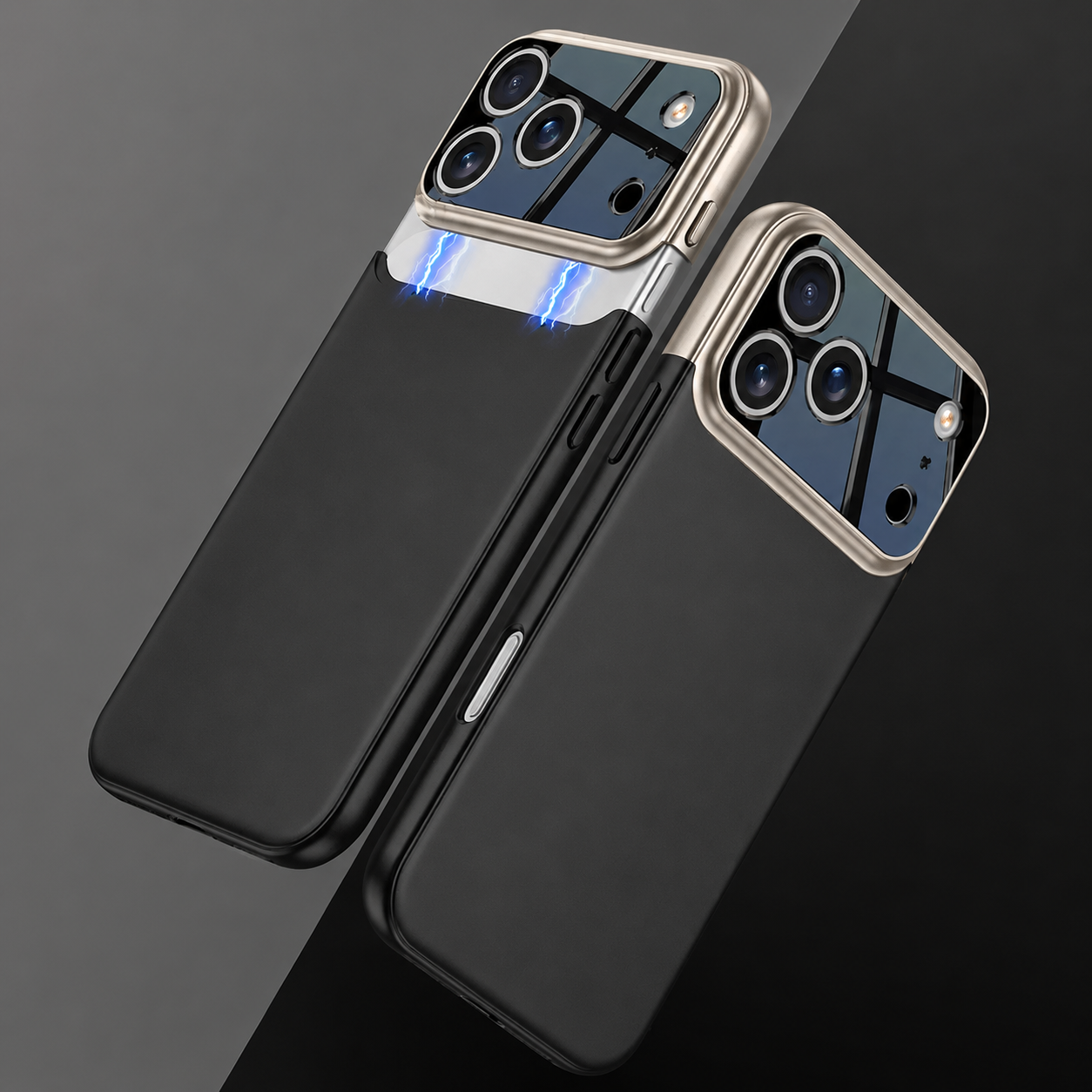 Premium iPhone Case Slim Hard Protective Cover Camera Lens Protection Shockproof Anti Scratch Matte Non Slip Two Tone Full Coverage