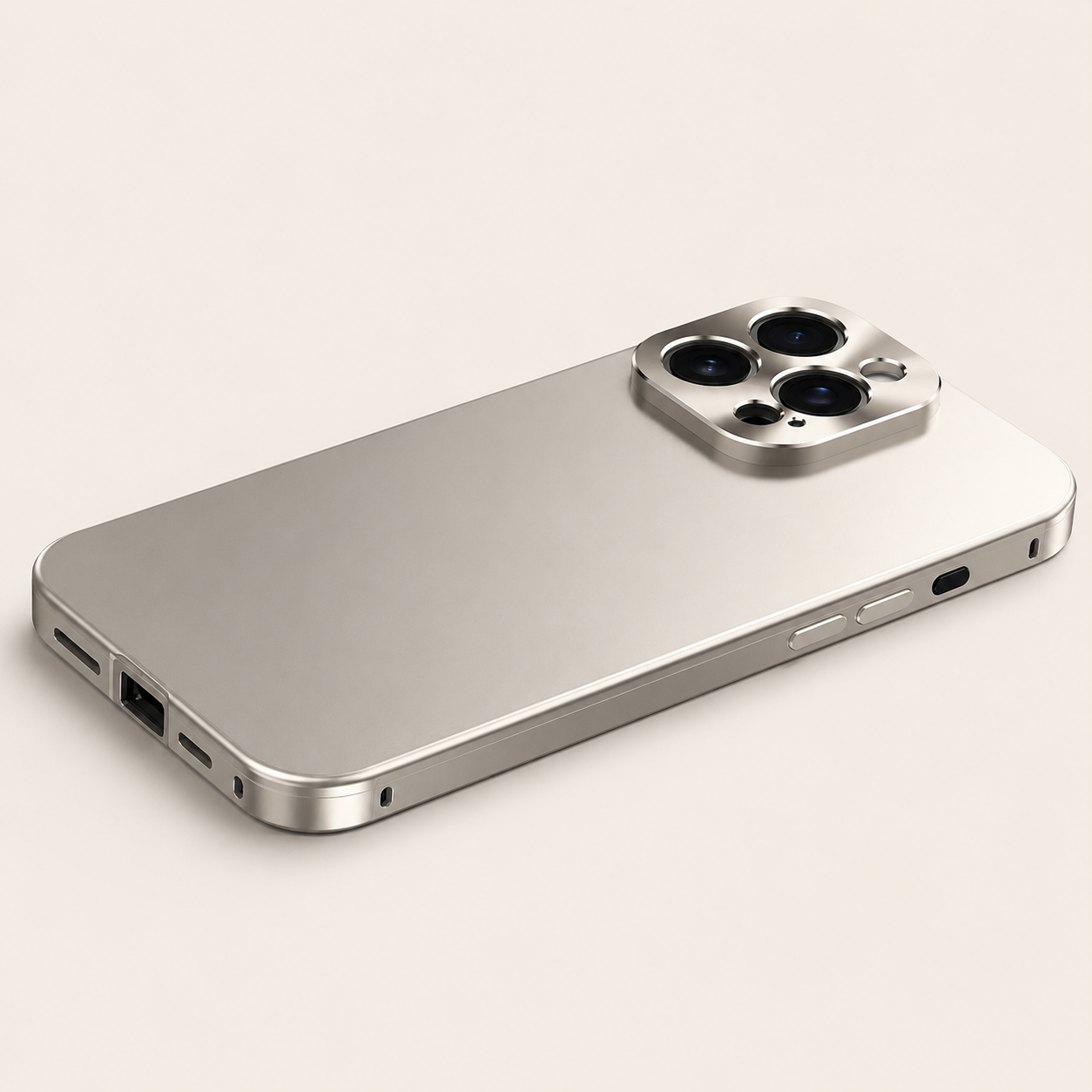 Premium iPhone Case MagSafe Compatible Magnetic Aluminum Frame Shockproof Protective Cover Camera Lens Protection Slim Metal Design Wireless Charging Compatible