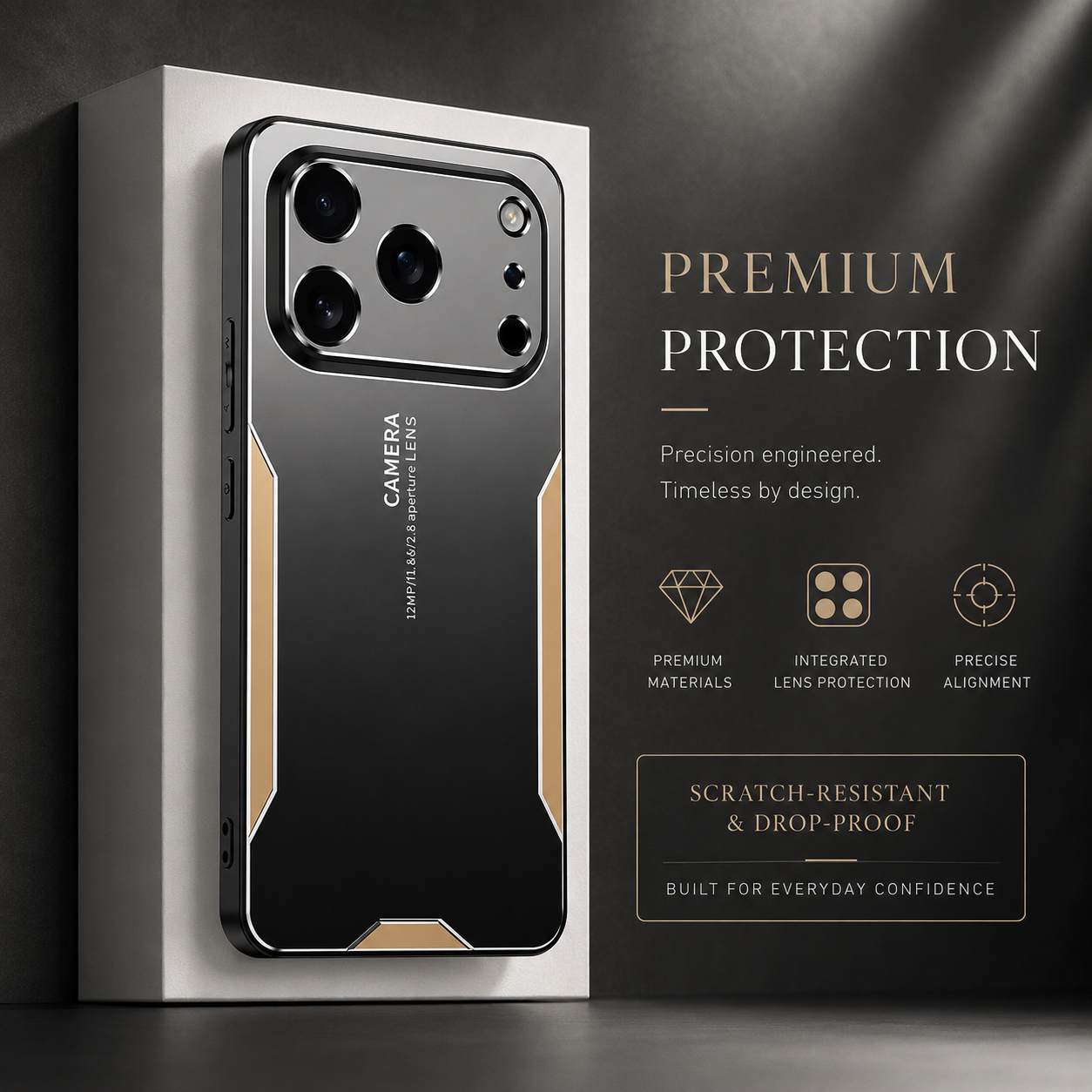 Premium iPhone Case MagSafe Compatible Metal Frosted Protective Cover Shockproof Silicone Bumper Camera Lens Protection Anti Scratch Slim Full Coverage