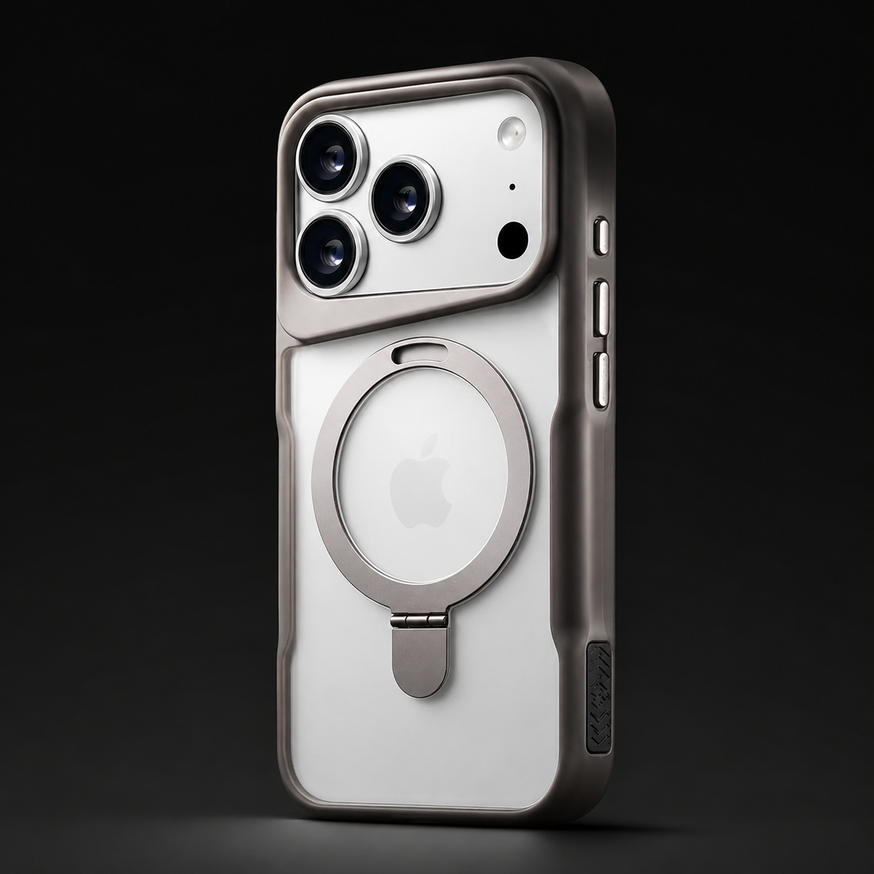 Premium iPhone Case MagSafe Compatible Magnetic Ring Stand Protective Cover Shockproof Bumper Camera Lens Protection Matte Translucent Slim Full Coverage