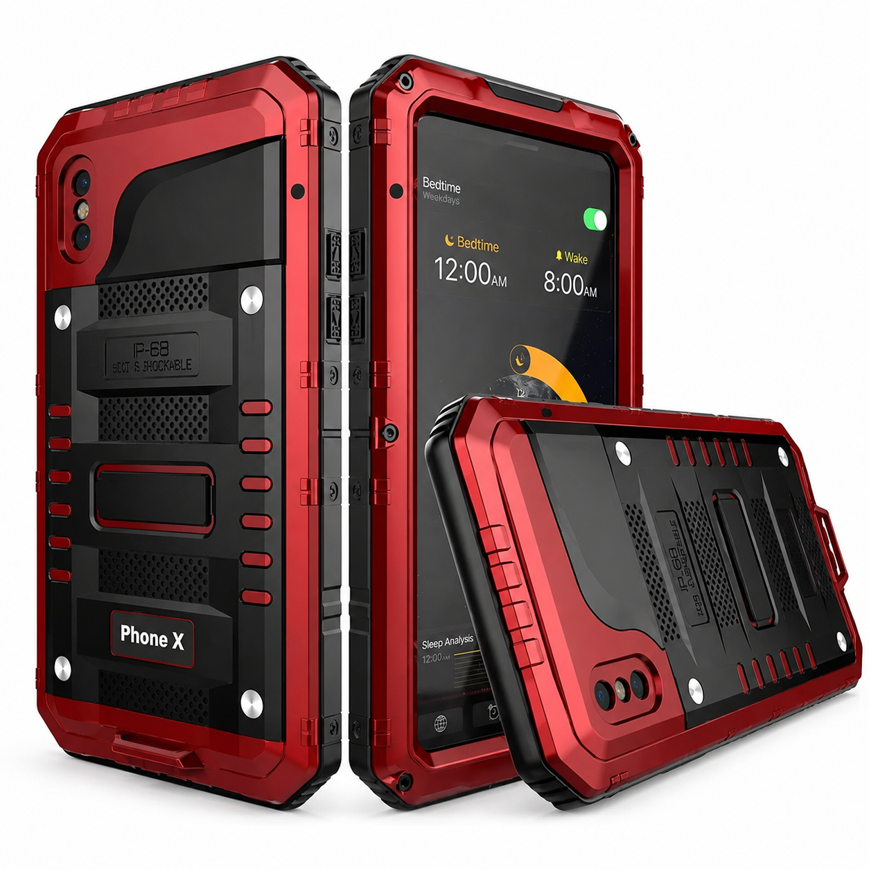 Premium iPhone Case MagSafe Compatible IP68 Waterproof Aluminum Armor Cover Magnetic Shockproof Full Body Camera Guard Rugged Protective Design