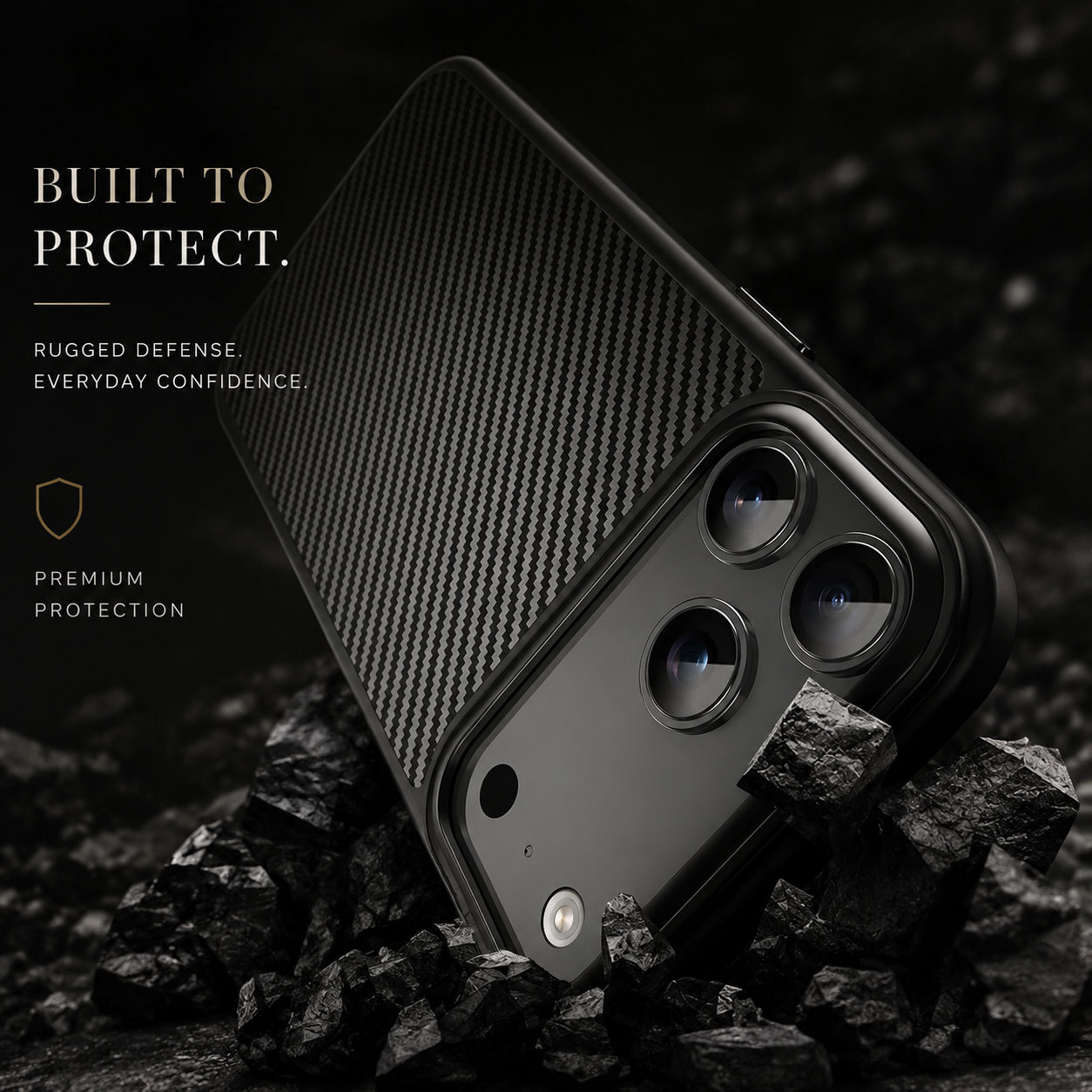 Premium iPhone Case MagSafe Compatible Kevlar Carbon Fiber Cover TPU PC Hybrid Magnetic Shockproof Protective Anti Fingerprint Slim Lightweight Design