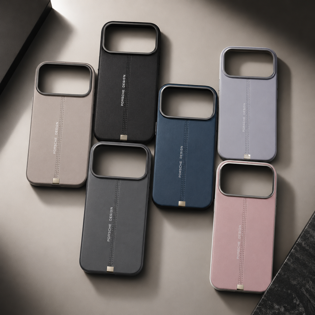 Premium iPhone Case Business Leather MagSafe Magnetic Cover Metal Button Shockproof Anti Fall Slim Full Coverage Anti Scratch Protective Design