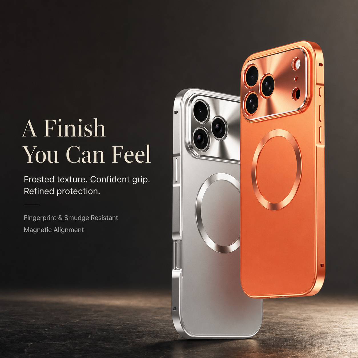Premium iPhone Case MagSafe Compatible Magnetic Aluminum Frame Frosted Matte Shockproof Protective Camera Lens Protection Ultra Thin Full Coverage