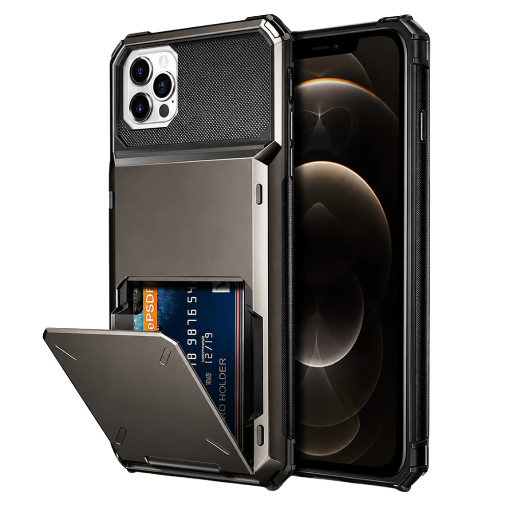 Premium iPhone Case Wallet MagSafe Compatible Magnetic Card Holder Shockproof Protective Cover Camera Lens Protection Slim Full Coverage