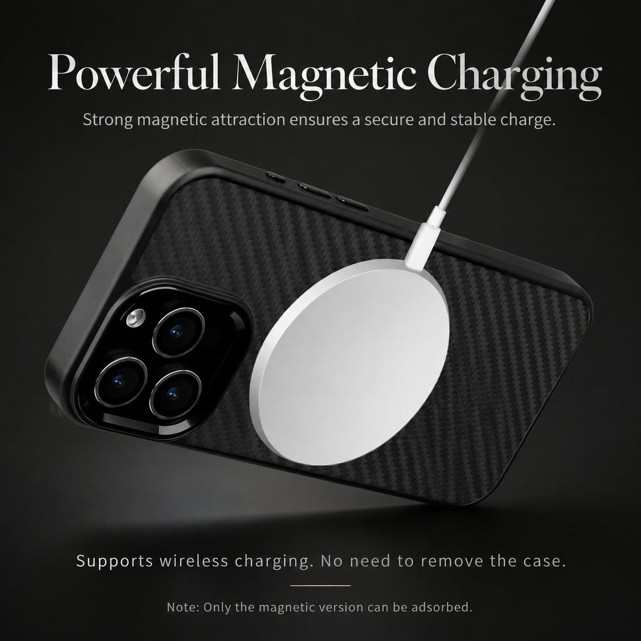 Premium iPhone Case Carbon Fiber Aramid Armor Cover Metal Frame Shockproof Full Coverage Anti Scratch Wireless Charging Slim Protective Design