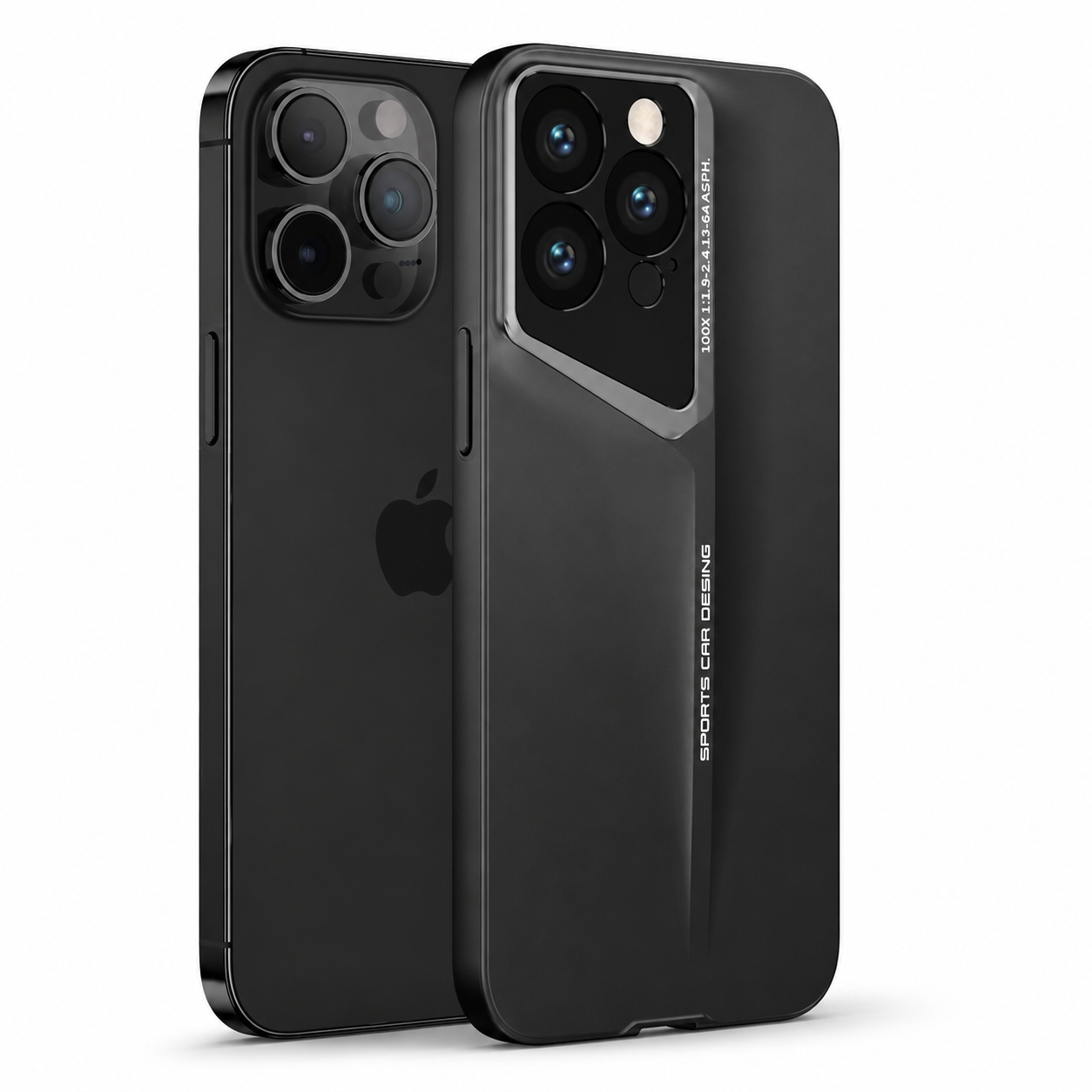 Premium iPhone Case Ultra Slim Magnetic Hard PC Cover Matte Blade Texture Frosted Lens Protection Shockproof Non Slip Full Coverage Design