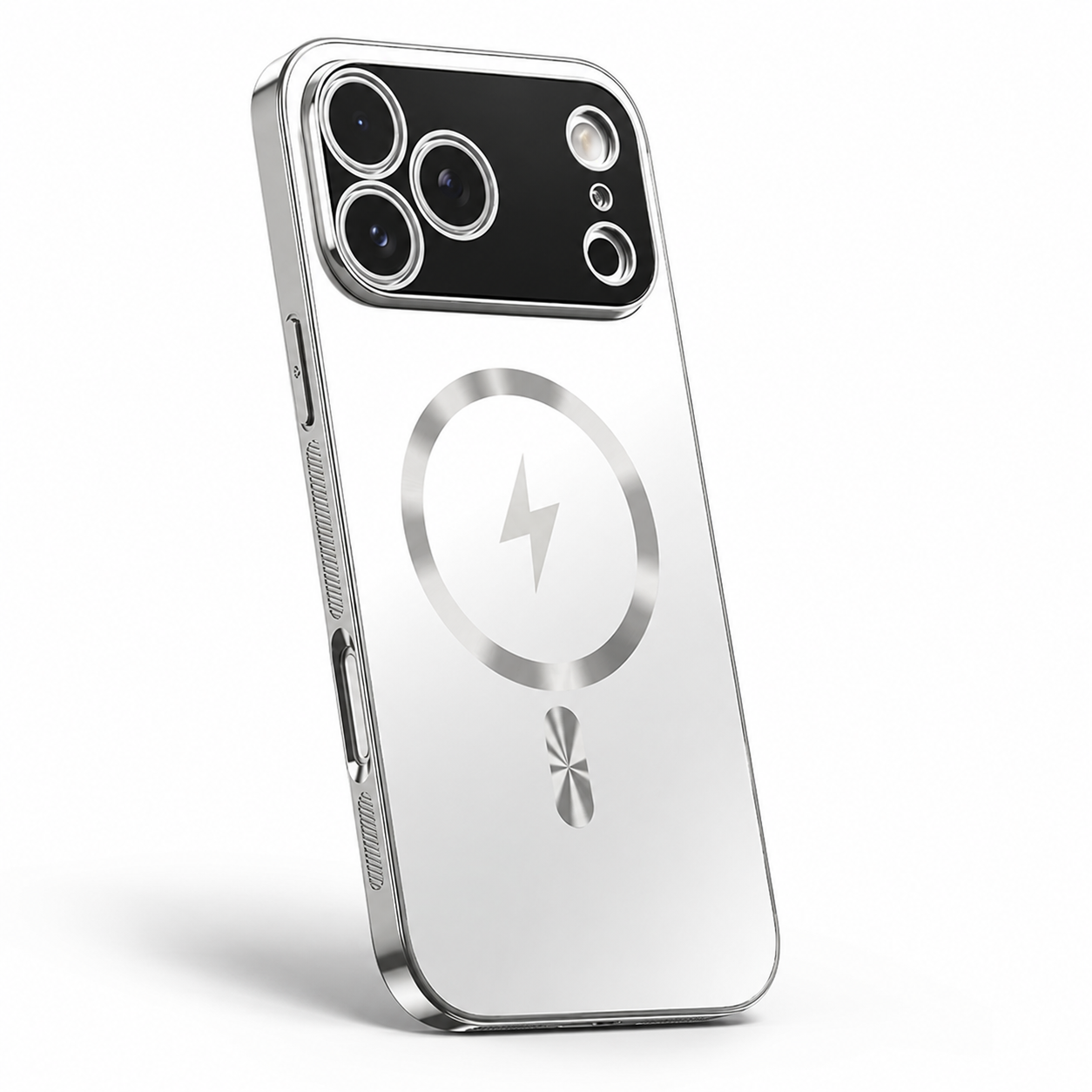 Premium iPhone Case MagSafe Compatible Magnetic Aluminum Frame Electroplated Matte Shockproof Protective Cover Camera Lens Protection Slim Full Coverage