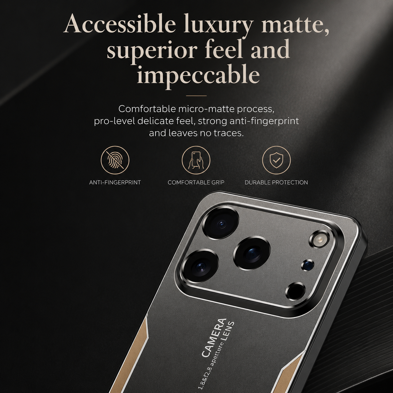 Premium iPhone Case MagSafe Compatible Metal Frosted Protective Cover Shockproof Silicone Bumper Camera Lens Protection Anti Scratch Slim Full Coverage