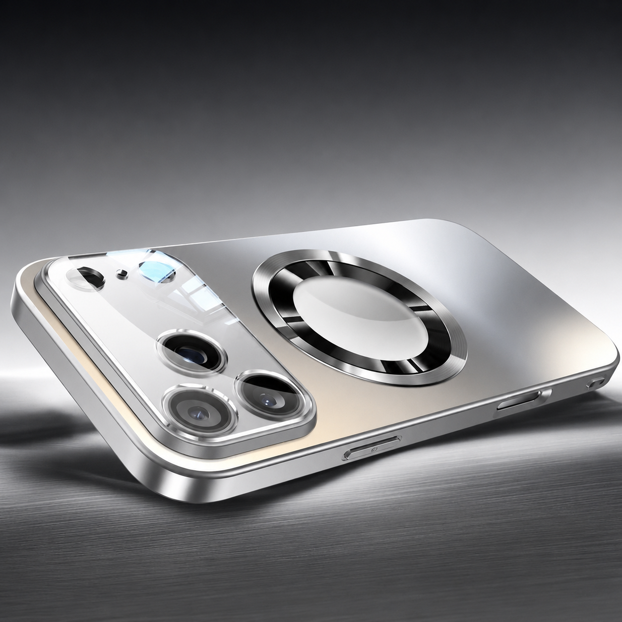 Premium iPhone Case MagSafe Compatible Magnetic Titanium Matte Cover Shockproof Protective PC TPU Back Camera Lens Protection Ultra Thin Full Coverage