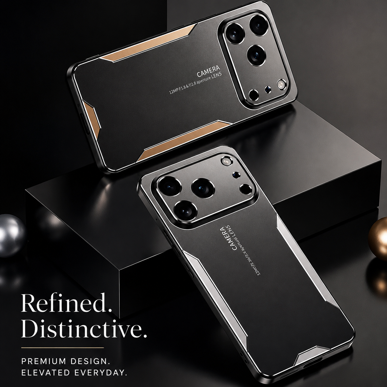 Premium iPhone Case MagSafe Compatible Metal Frosted Protective Cover Shockproof Silicone Bumper Camera Lens Protection Anti Scratch Slim Full Coverage