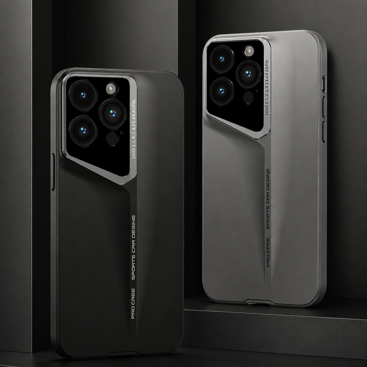 Premium iPhone Case Ultra Thin Titanium Style Cover Shockproof Camera Lens Protection Lightweight Non Slip Full Coverage Anti Scratch Slim Design