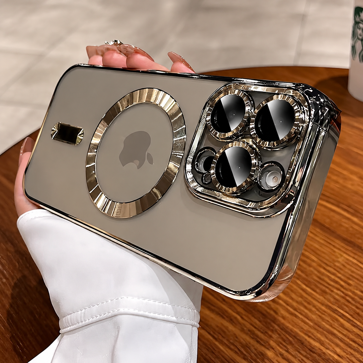 Premium iPhone Case MagSafe Compatible Magnetic Transparent TPU Protective Cover Shockproof Camera Lens Protection Anti Yellowing Slim Full Coverage