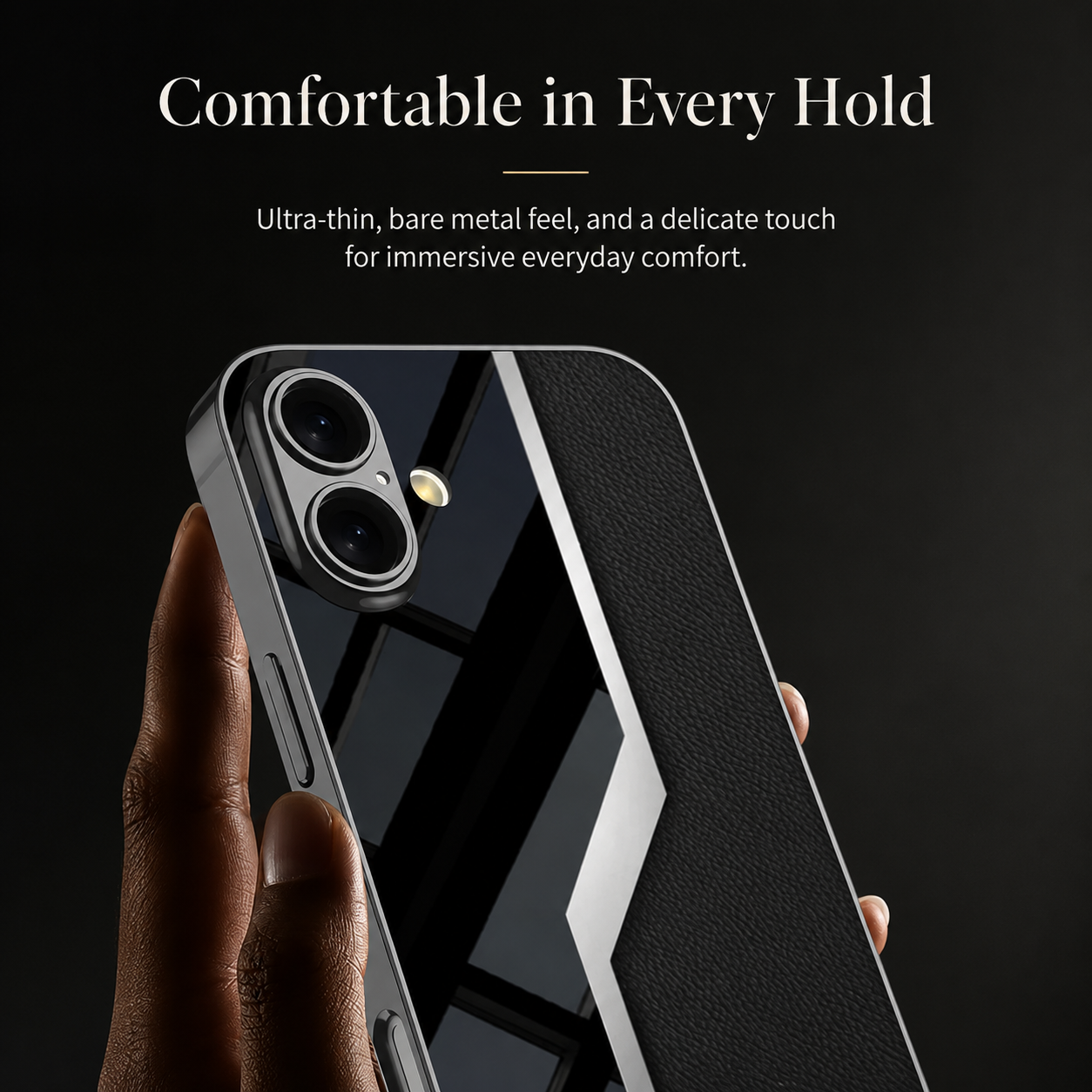 Premium iPhone Case Leather Plating Cover Soft TPU Edge Camera Lens Protection Shockproof Anti Scratch Ultra Thin Full Coverage Protective Design