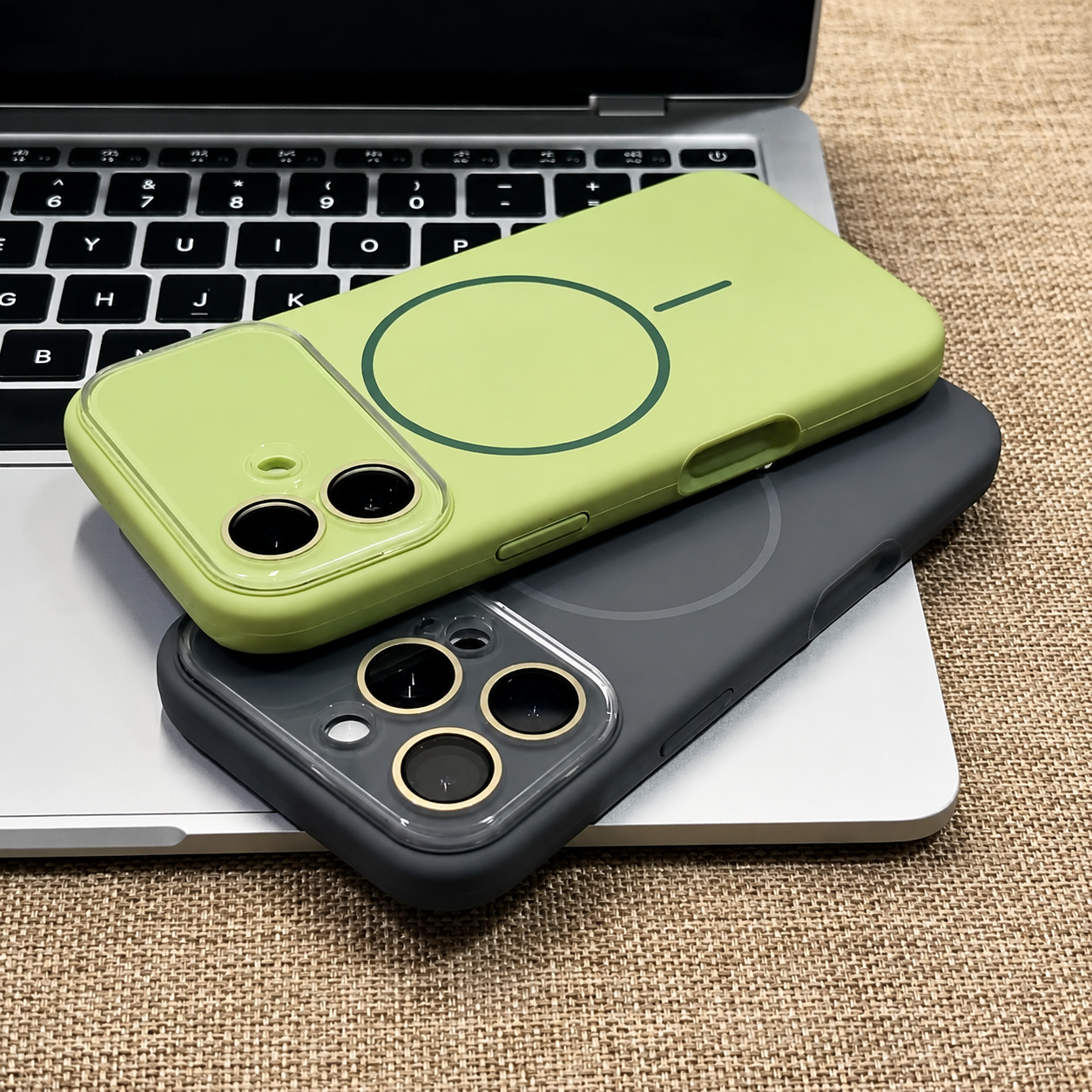 Premium iPhone Case Liquid Silicone MagSafe Cover Acrylic Camera Lens Protection Shockproof Soft Touch Anti Dust Slim Full Coverage Protective Design