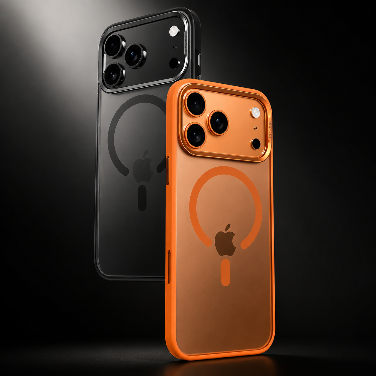 Premium iPhone Case MagSafe Compatible Matte Translucent Cover Alloy Camera Frame PC TPU Hybrid Shockproof Protective Cover Anti Scratch Slim