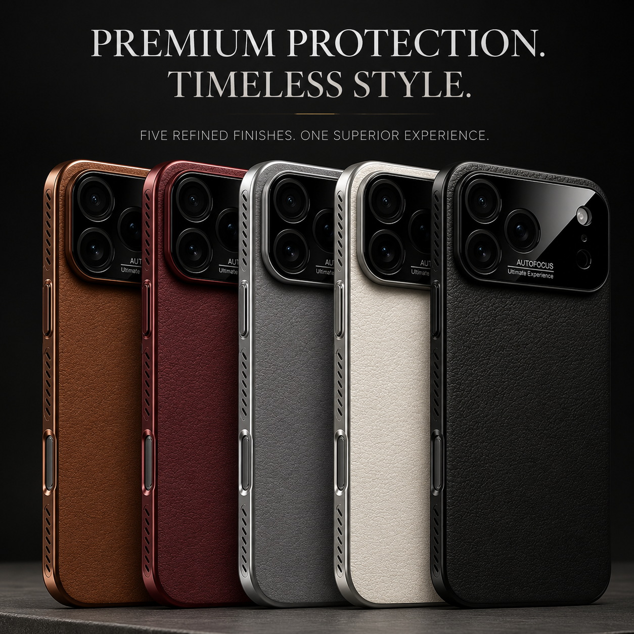 Premium iPhone Case MagSafe Magnetic Leather Border Cover Shockproof Heat Dissipation Camera Protection Anti Fingerprint Slim Full Coverage Design