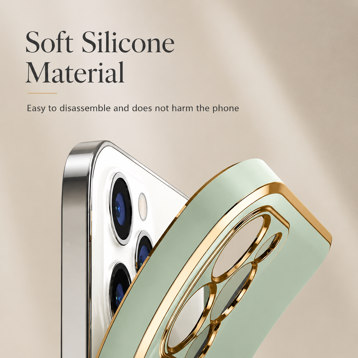 Premium iPhone Case MagSafe Compatible Matte Silicone Plating Frame Shockproof Protective Cover Magnetic Slim Full Protection Camera Lens Guard Design