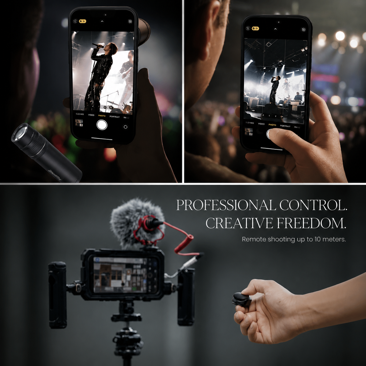 Premium iPhone Case Photography Cover MagSafe Compatible 67mm Filter Mount 17mm Lens Support Kickstand Shockproof Full Coverage Protective Design