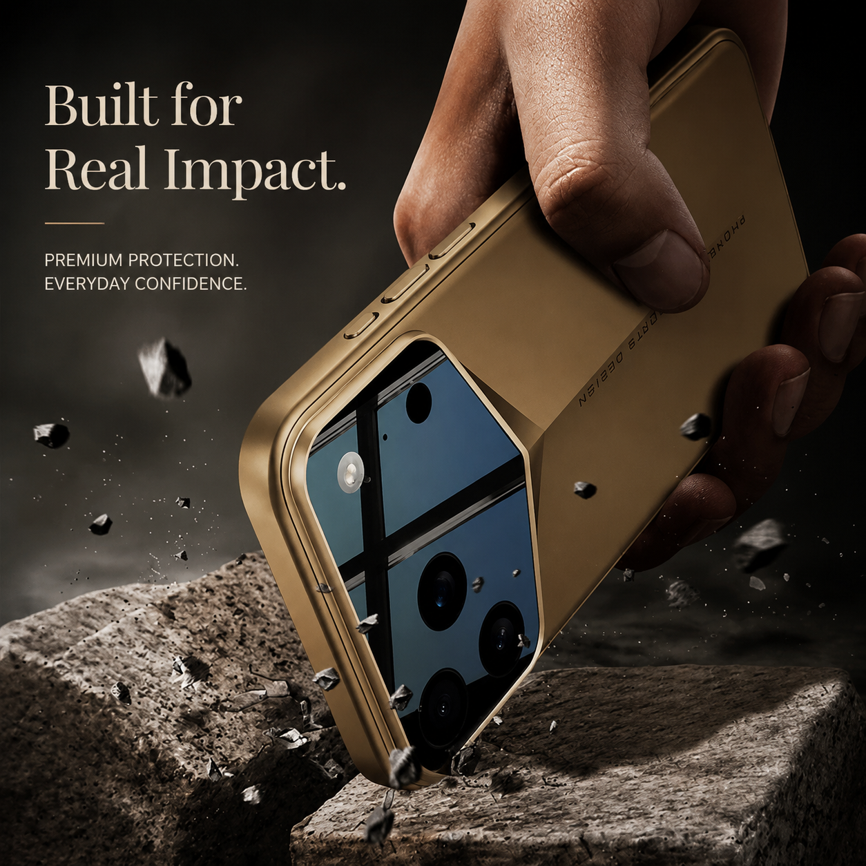 Premium iPhone Case Slim Matte Hard PC Cover Shockproof Anti Fingerprint Full Coverage Camera Lens Protection Lightweight Tough Protective Design