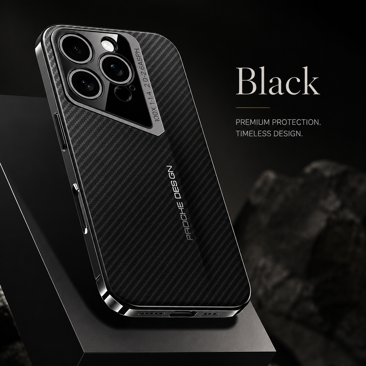 Premium iPhone Case Carbon Fiber Electroplated Protective Cover MagSafe Compatible Magnetic Shockproof Non Slip Anti Fingerprint Full Coverage Design