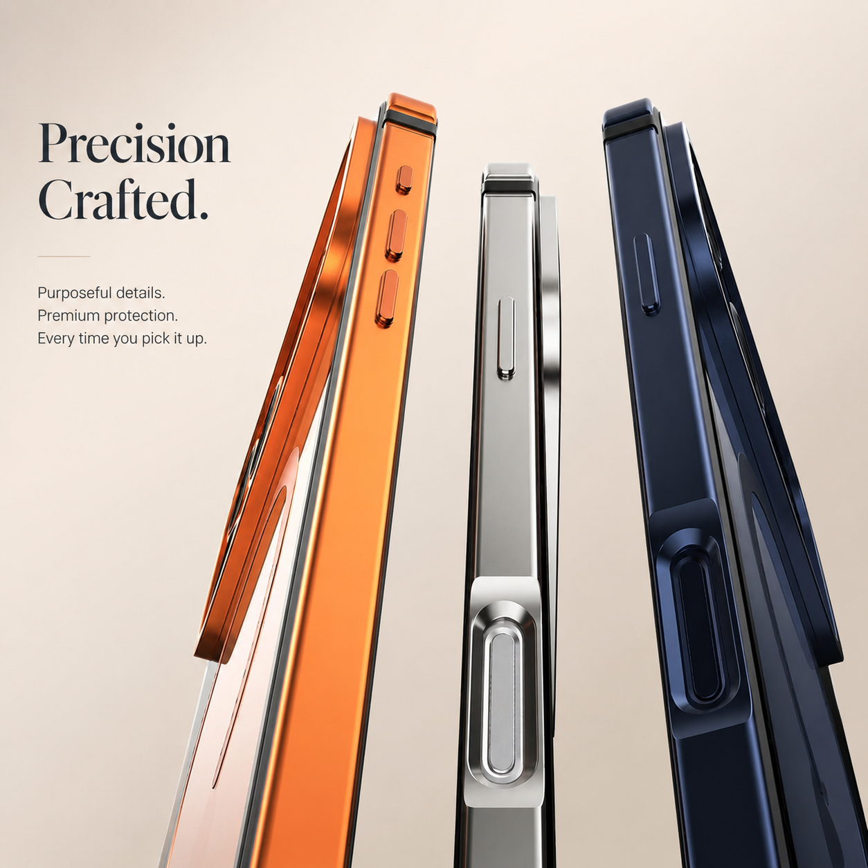 Premium iPhone Case MagSafe Compatible Magnetic Clear Back Aluminum Frame Shockproof Protective Cover Camera Lens Guard Slim Full Coverage Design