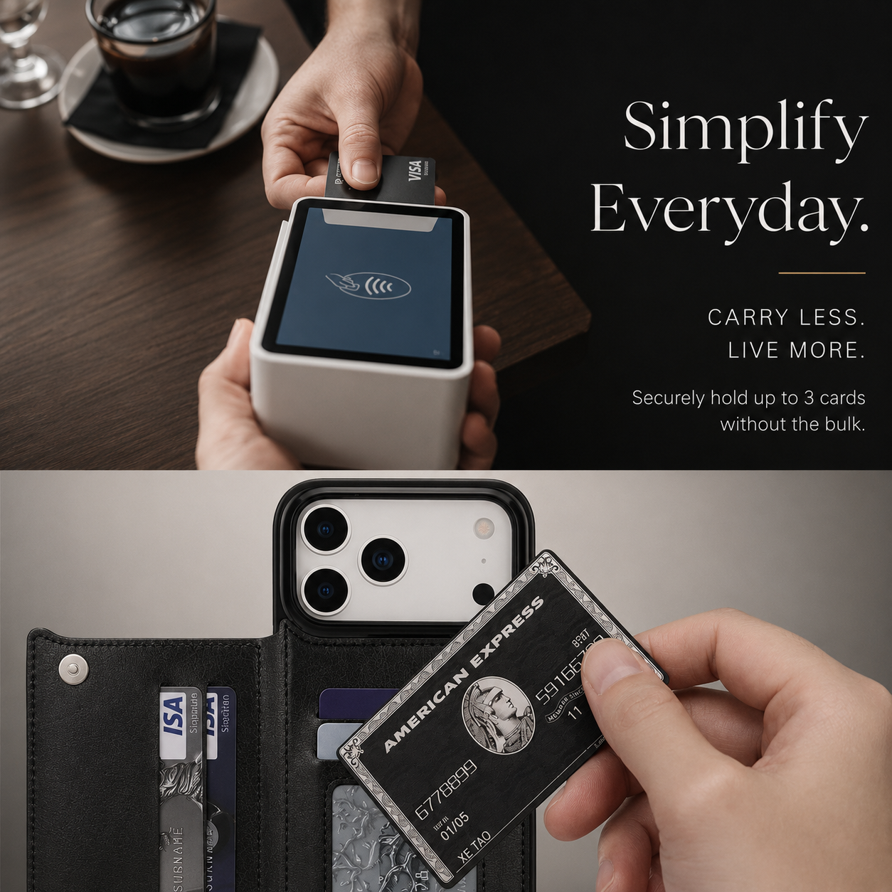 Premium iPhone Case Magnetic Flip Wallet Cover Card Holder Kickstand Shockproof Protective Faux Leather Camera Lens Guard Full Coverage Design
