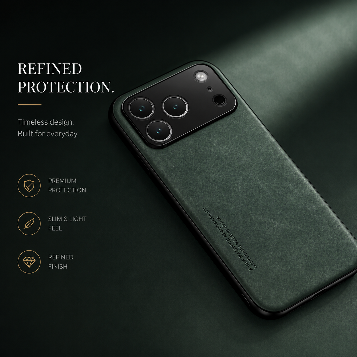 Premium iPhone Case Leather TPU Hybrid Magnetic Car Mount Compatible Protective Cover Shockproof Anti Scratch Full Coverage Wallet Style Design