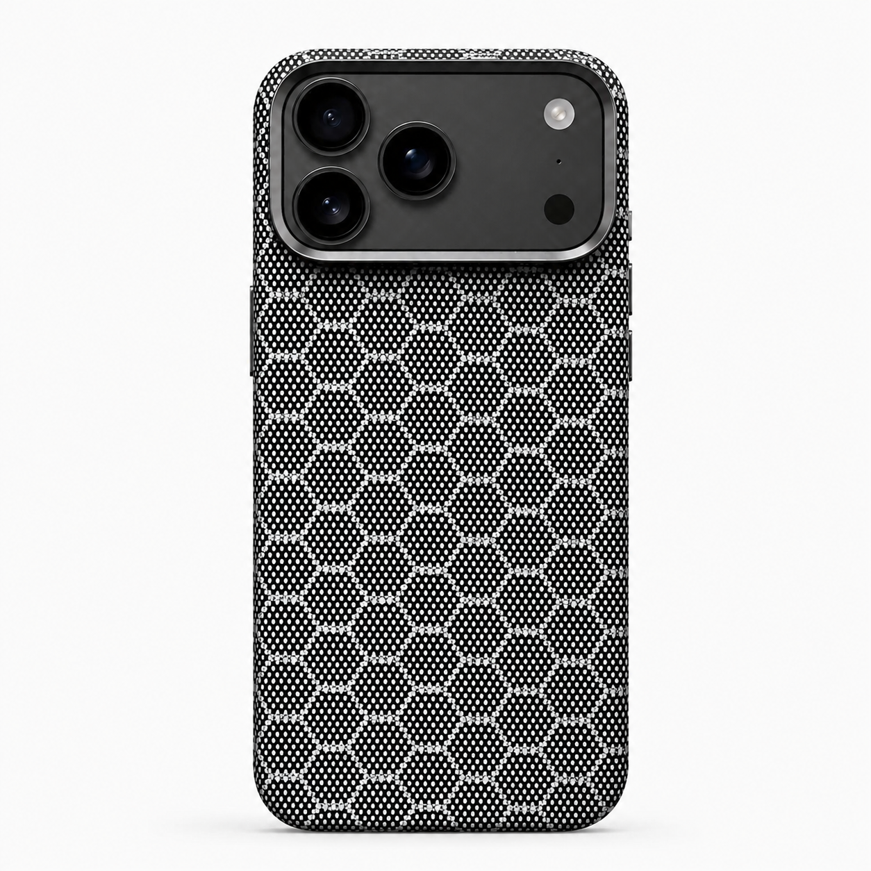 Premium iPhone Case MagSafe Compatible Aramid Fiber Carbon Fiber Protective Cover Wireless Charging Shockproof Ultra Slim Camera Lens Protection Hard Back