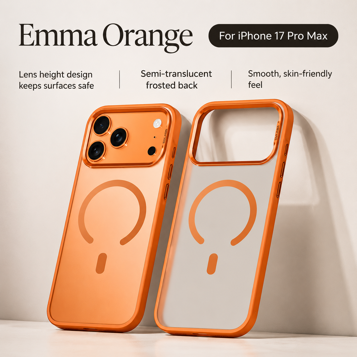 Premium iPhone Case MagSafe Compatible Matte Translucent Cover Alloy Camera Frame PC TPU Hybrid Shockproof Protective Cover Anti Scratch Slim