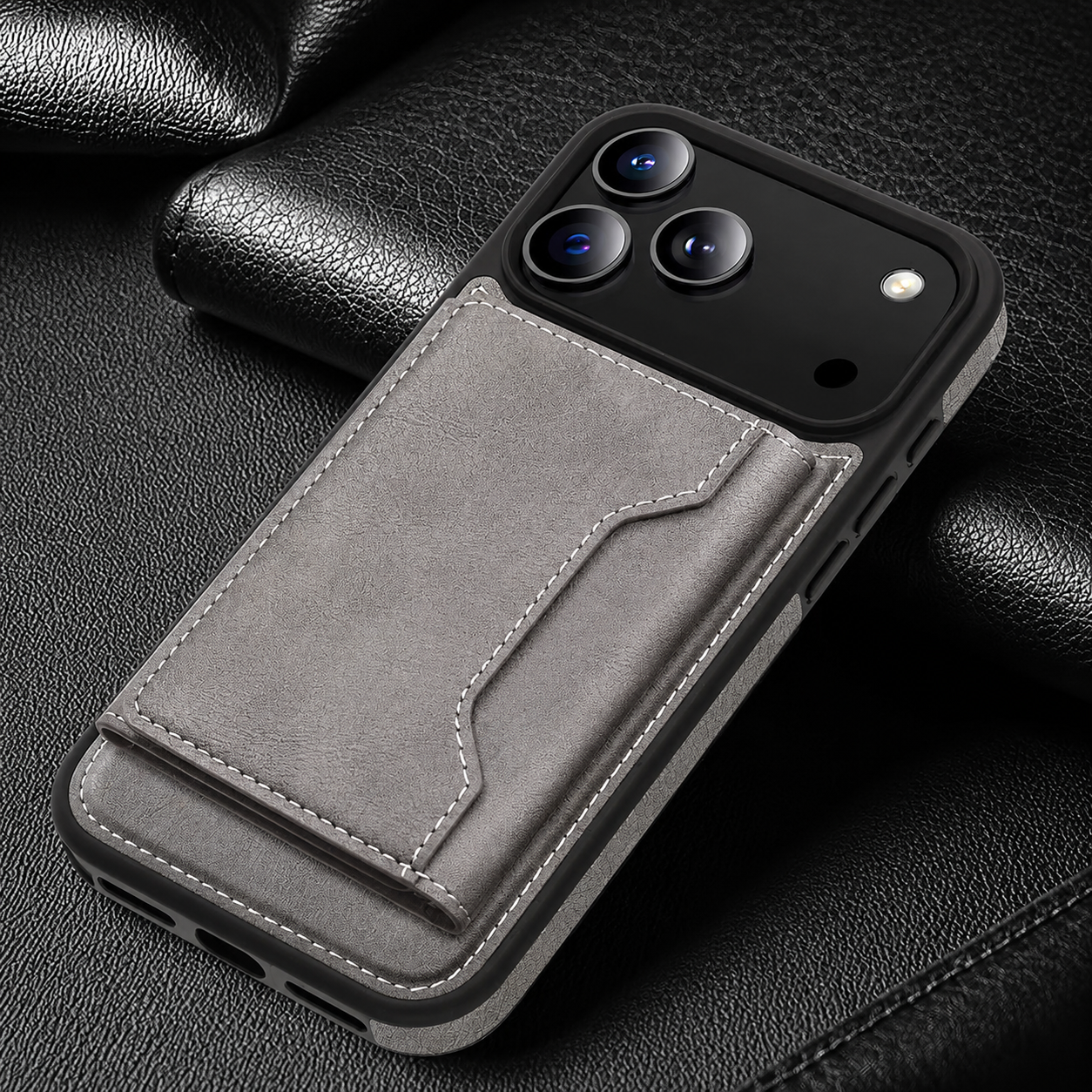 Premium iPhone Case MagSafe Compatible PU Leather Wallet Cover Card Holder Magnetic Shockproof Protective Anti Scratch Non Slip Full Coverage Design