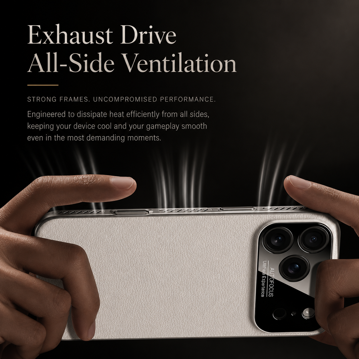 Premium iPhone Case MagSafe Magnetic Leather Border Cover Shockproof Heat Dissipation Camera Protection Anti Fingerprint Slim Full Coverage Design