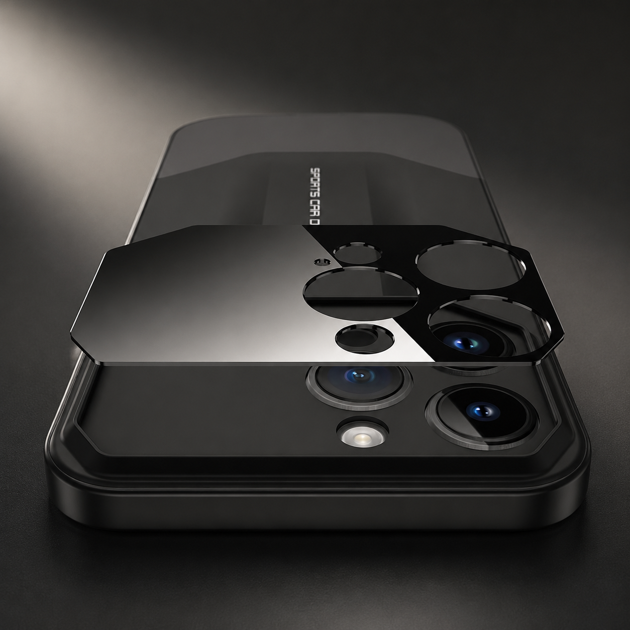 Premium iPhone Case Shockproof Protective Cover 2 in 1 Hard PC Camera Lens Protection Anti Scratch Slim Dustproof Full Coverage Supercar Design