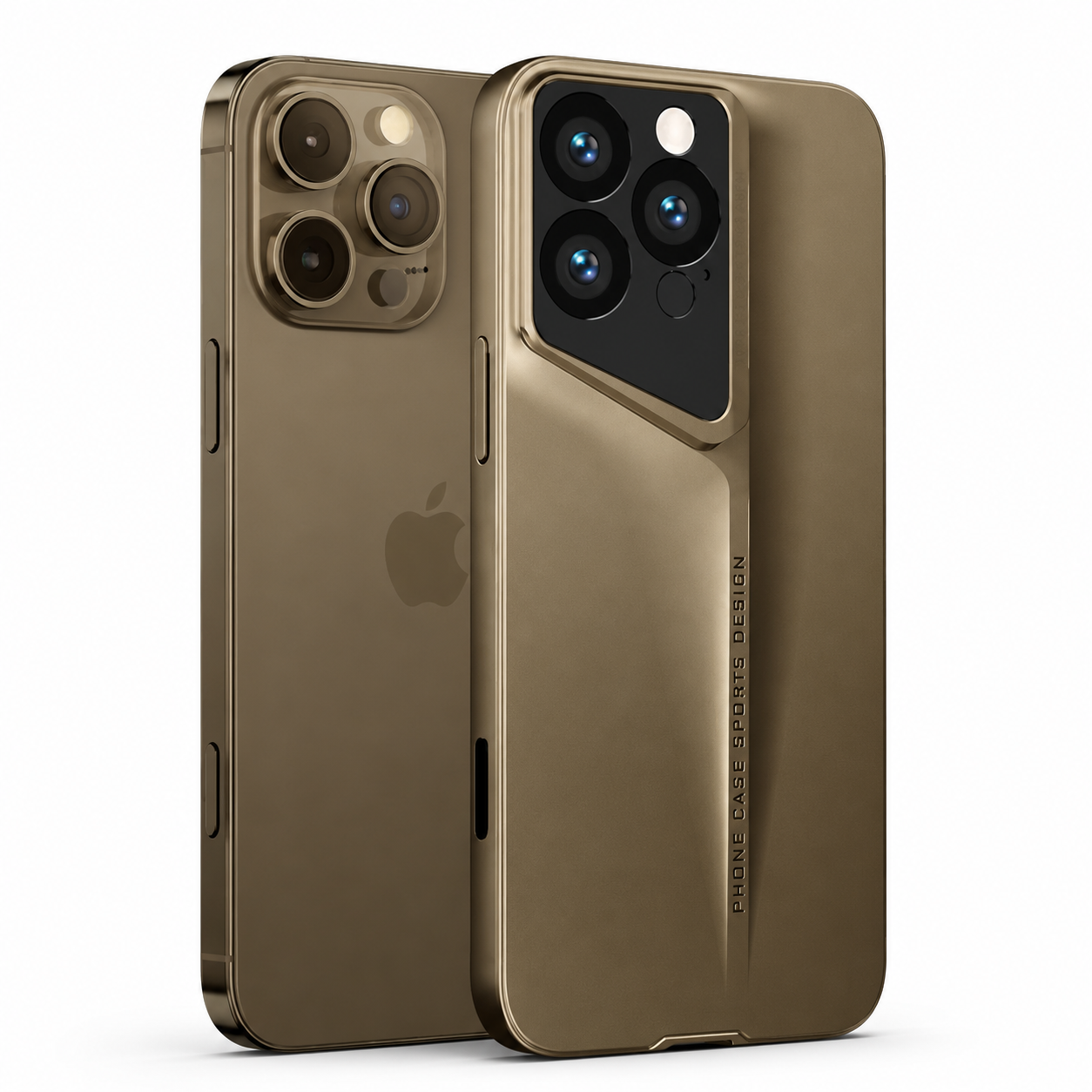 Premium iPhone Case Ultra Thin Titanium Style Cover Shockproof Camera Lens Protection Lightweight Non Slip Full Coverage Anti Scratch Slim Design