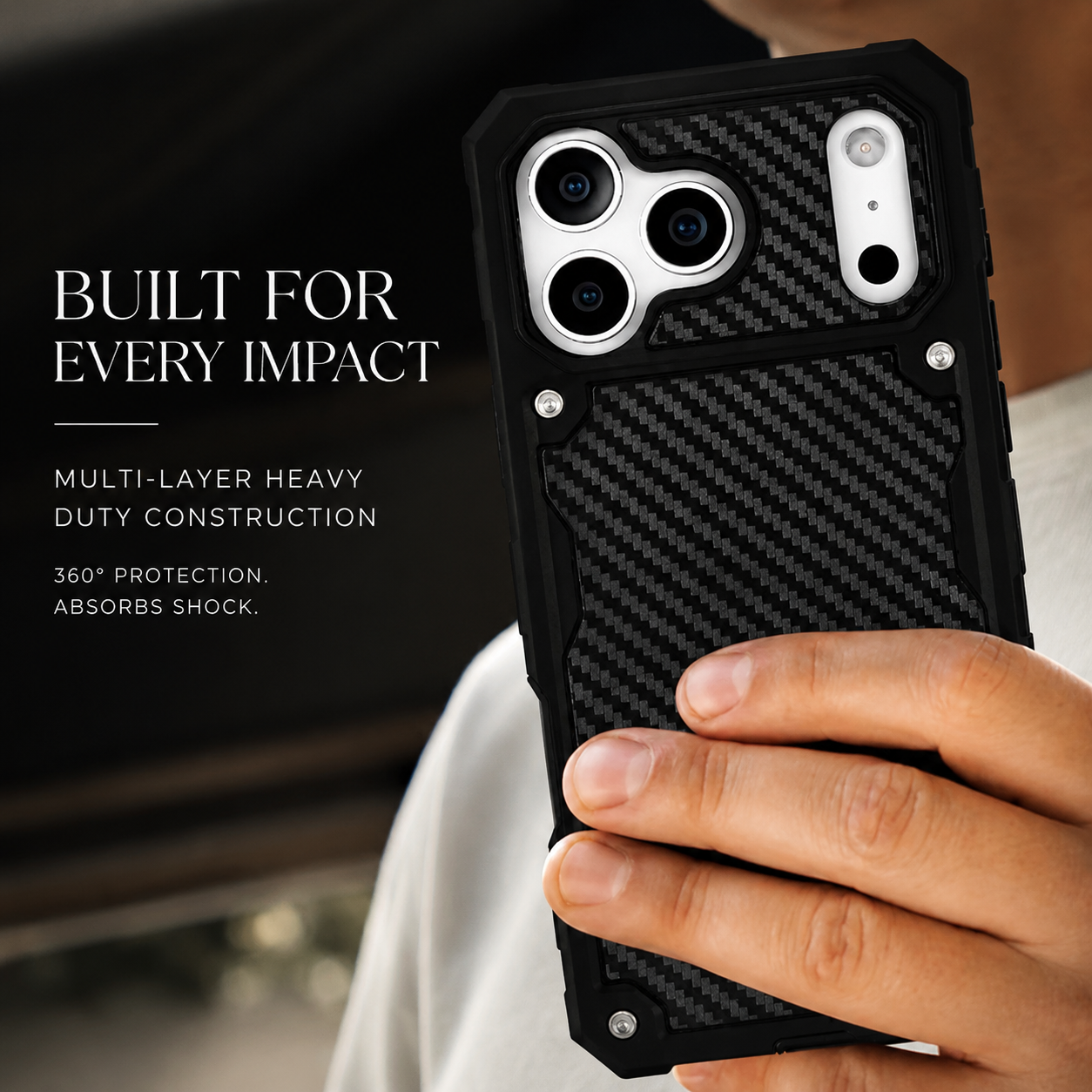 Premium iPhone Case MagSafe Compatible Rugged Heavy Duty Shockproof Protective Cover Anti Slip Grip Drop Protection Slim Durable Magnetic Design