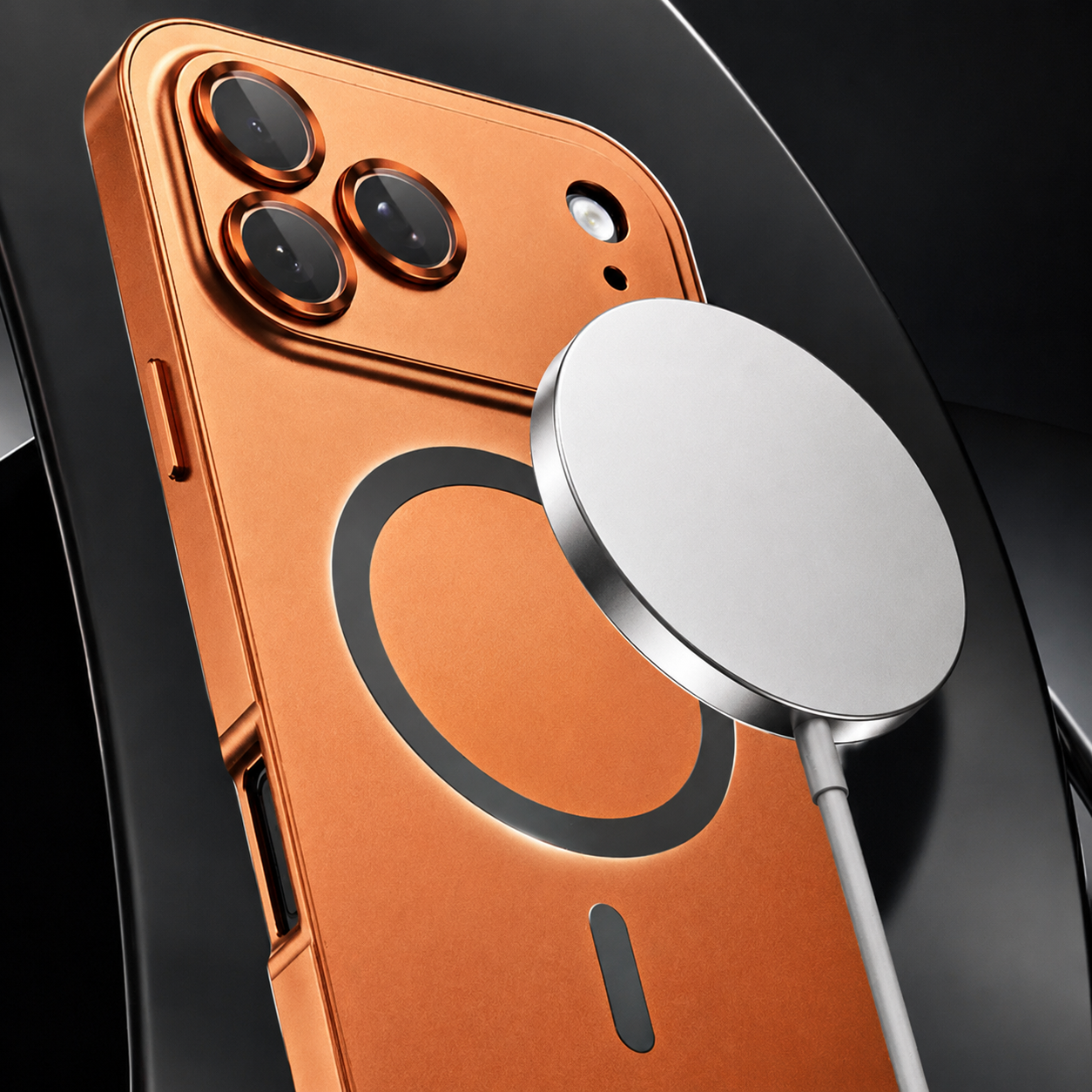 Premium iPhone Case MagSafe Compatible Magnetic Aluminum Frame PC Back Cover Shockproof Protective Camera Lens Protection Ultra Thin Full Coverage