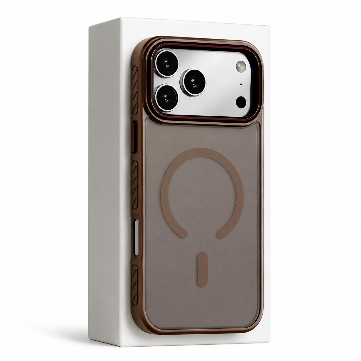 Premium iPhone Case MagSafe Compatible Matte Transparent Cover Magnetic PC TPU Hybrid Shockproof Anti Fingerprint Protective Slim Case