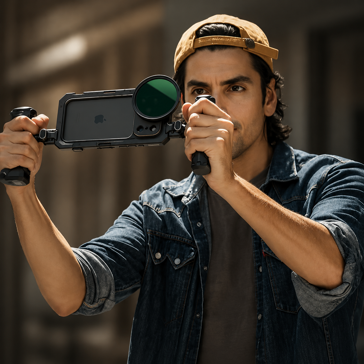 Premium iPhone Case Photography Cover MagSafe Compatible 67mm Filter Mount 17mm Lens Support Kickstand Shockproof Full Coverage Protective Design