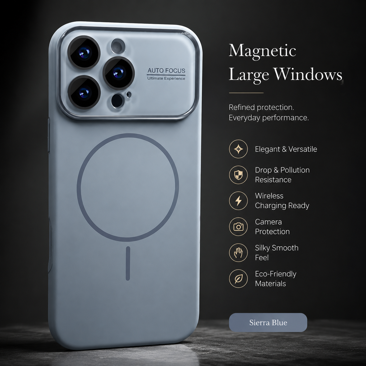 Premium iPhone Case Liquid Silicone MagSafe Cover Acrylic Camera Lens Protection Shockproof Soft Touch Anti Dust Slim Full Coverage Protective Design