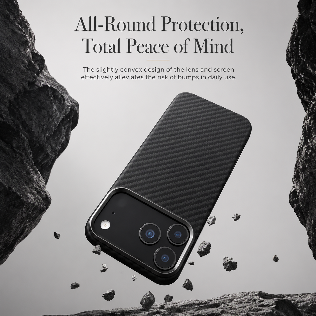 Premium iPhone Case MagSafe Compatible Aramid Fiber Carbon Fiber Protective Cover Wireless Charging Shockproof Ultra Slim Camera Lens Protection Hard Back