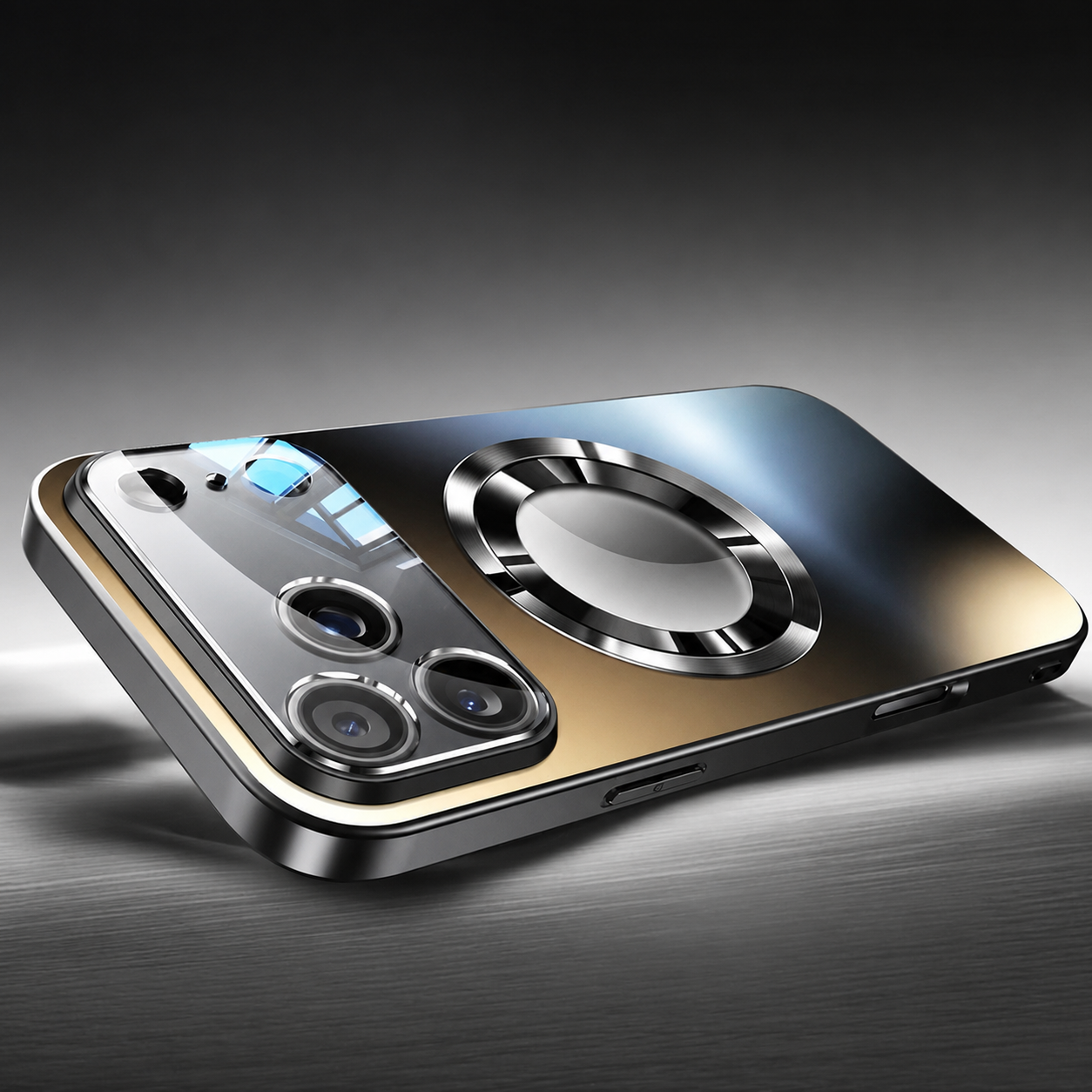 Premium iPhone Case MagSafe Compatible Magnetic Titanium Matte Cover Shockproof Protective PC TPU Back Camera Lens Protection Ultra Thin Full Coverage