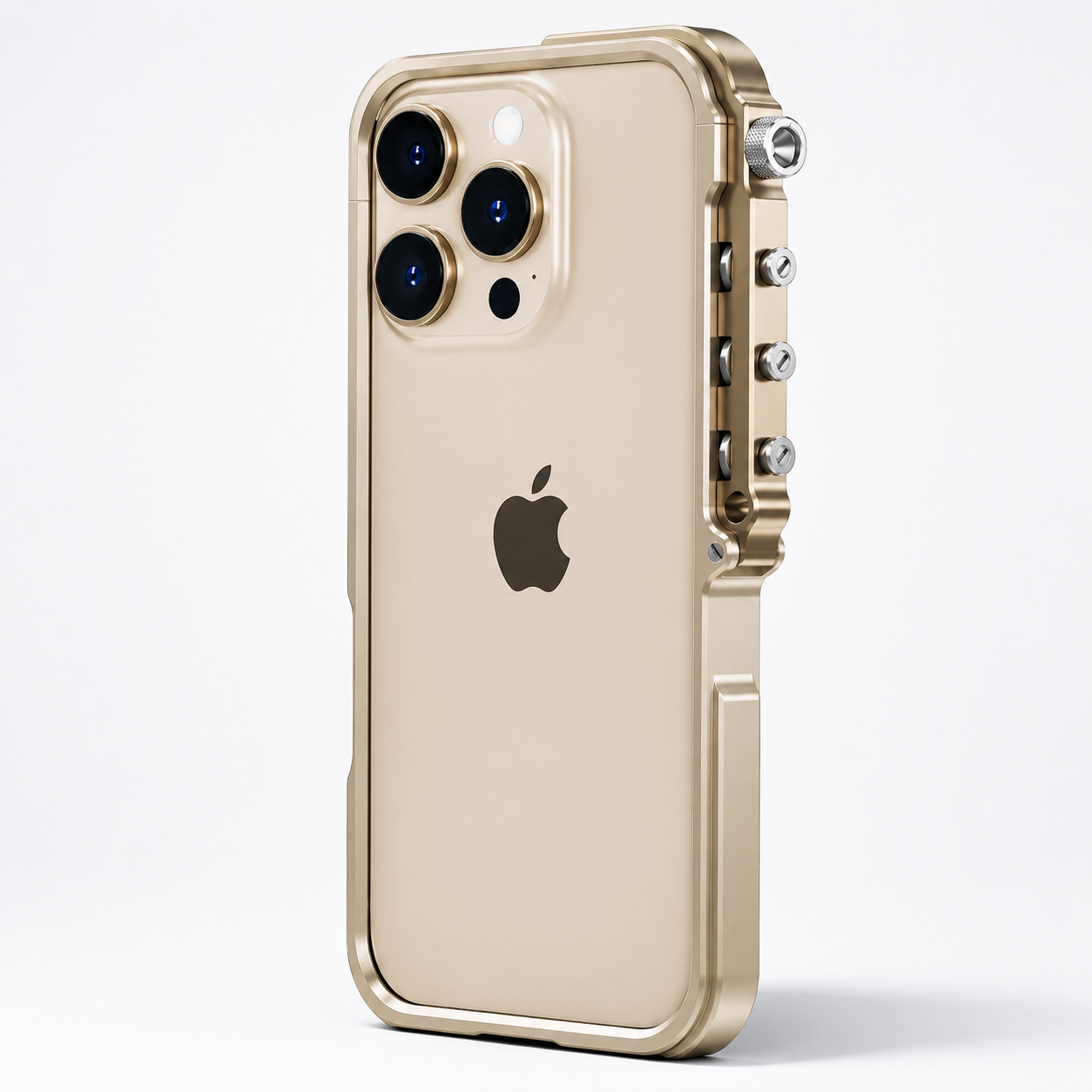 Premium iPhone Case Magnetic Aluminum Alloy Cyberpunk Bumper Heat Dissipation Shockproof Non Slip Lightweight Full Coverage Protective Design