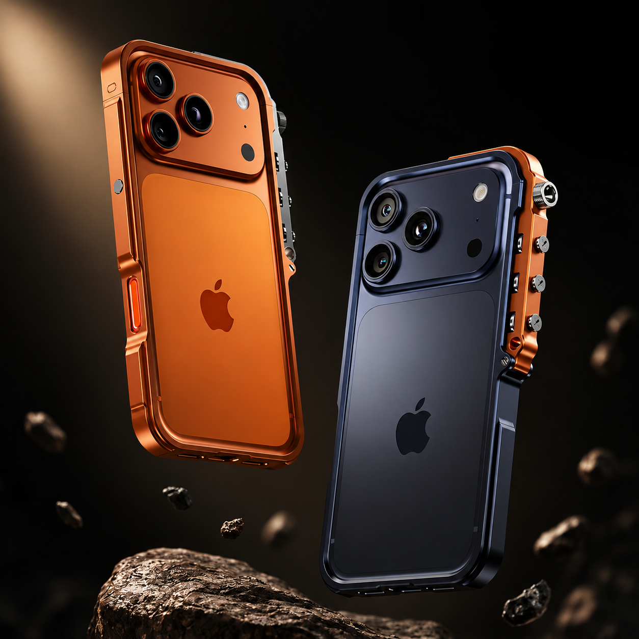 Premium iPhone Case MagSafe Compatible Magnetic Aluminum Bumper Frame Cover Shockproof Edge Protection Heat Dissipation Camera Lens Guard Slim Lightweight