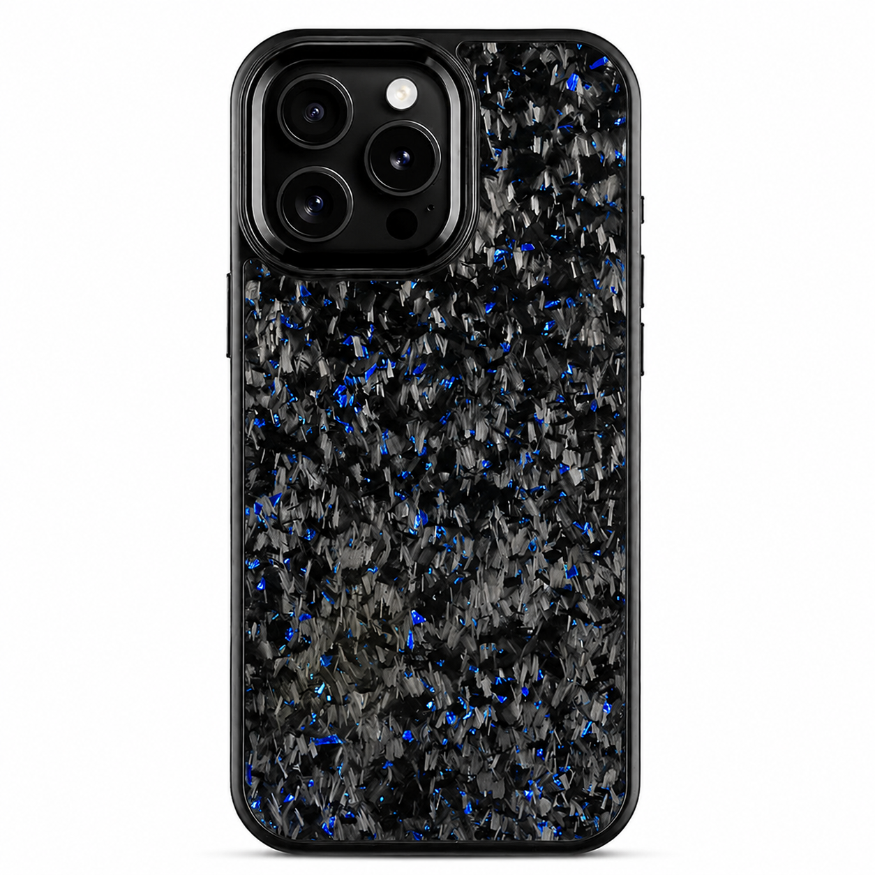 Premium iPhone Case MagSafe Compatible Forged Carbon Fiber Cover Dual Layer Shockproof Metal Lens Frame Button Protection Full Coverage Lightweight Design