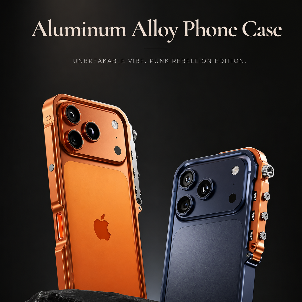 Premium iPhone Case MagSafe Compatible Magnetic Aluminum Bumper Frame Cover Shockproof Edge Protection Heat Dissipation Camera Lens Guard Slim Lightweight
